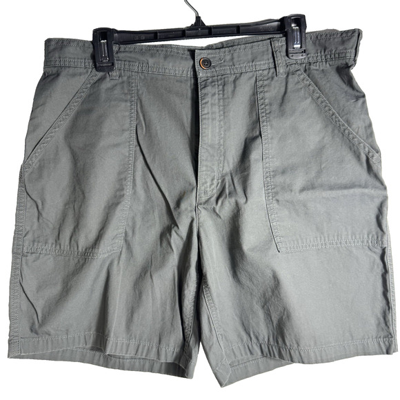 Patagonia Shorts 36x8 Dark Grey Cotton Relaxed Fit 8" Inseam - Picture 1 of 8